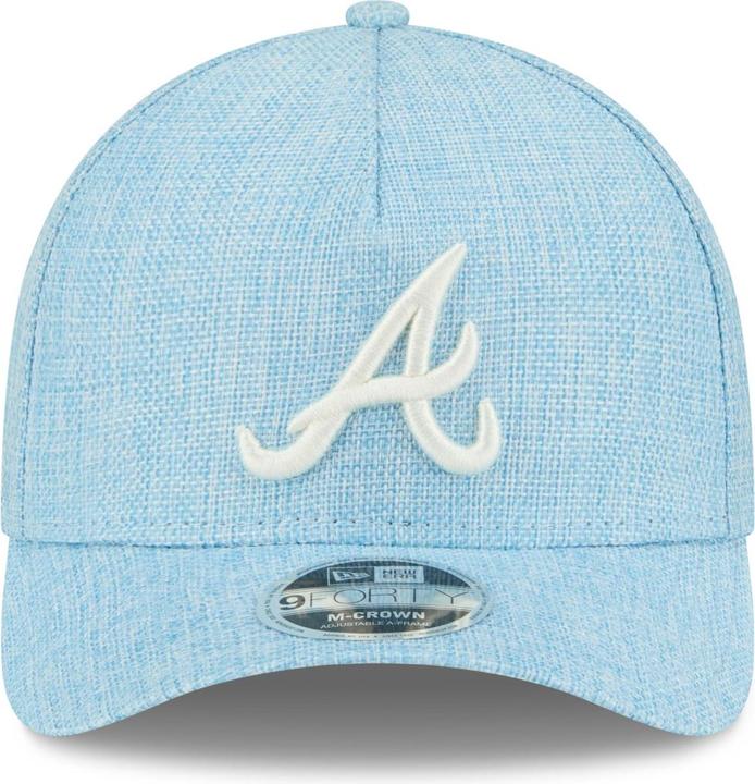 Actual product image New Era 9Forty M-Crown Cap - Weave Atlanta Braves Sky Blue (M)