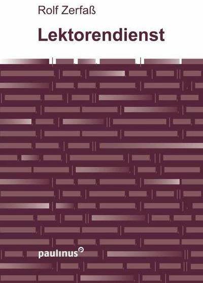 Produktbild Lektorendienst (Deutsch, Rolf Zerfass)