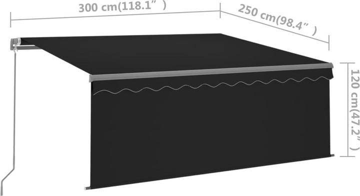 Produktbild vidaXL Heidtrud (3 m)