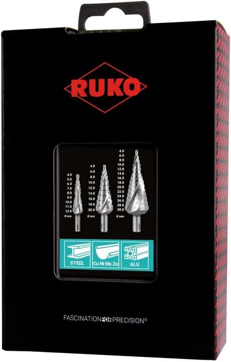 Actual product image Ruko Step drill set (4 - 12, 4 - 20, 4 - 30)