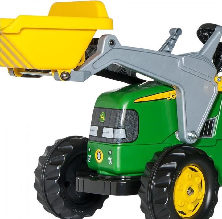 Actual product image Vedes John Deere Children's Pedal Tractor with Front Loader and Trailer
