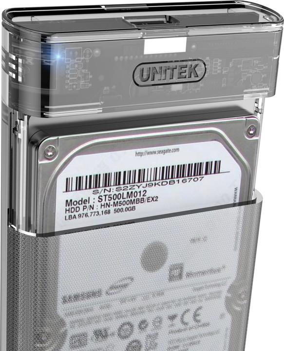 Actual product image Unitek HOUSING USB 3.1 Hard Drive / SSD SATA 6G UASP S1103A (2.5")