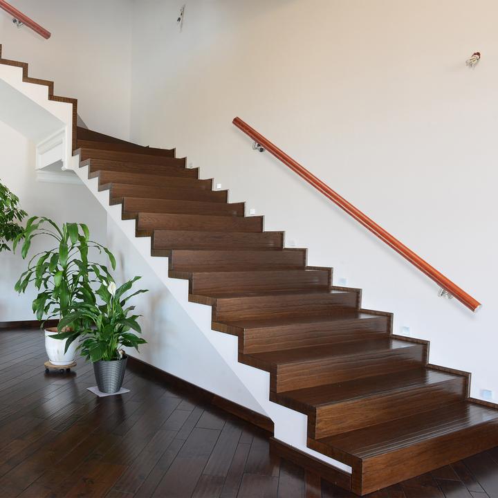 Actual product image Relaxdays Oak-Look Aluminium Handrail (Aluminium)