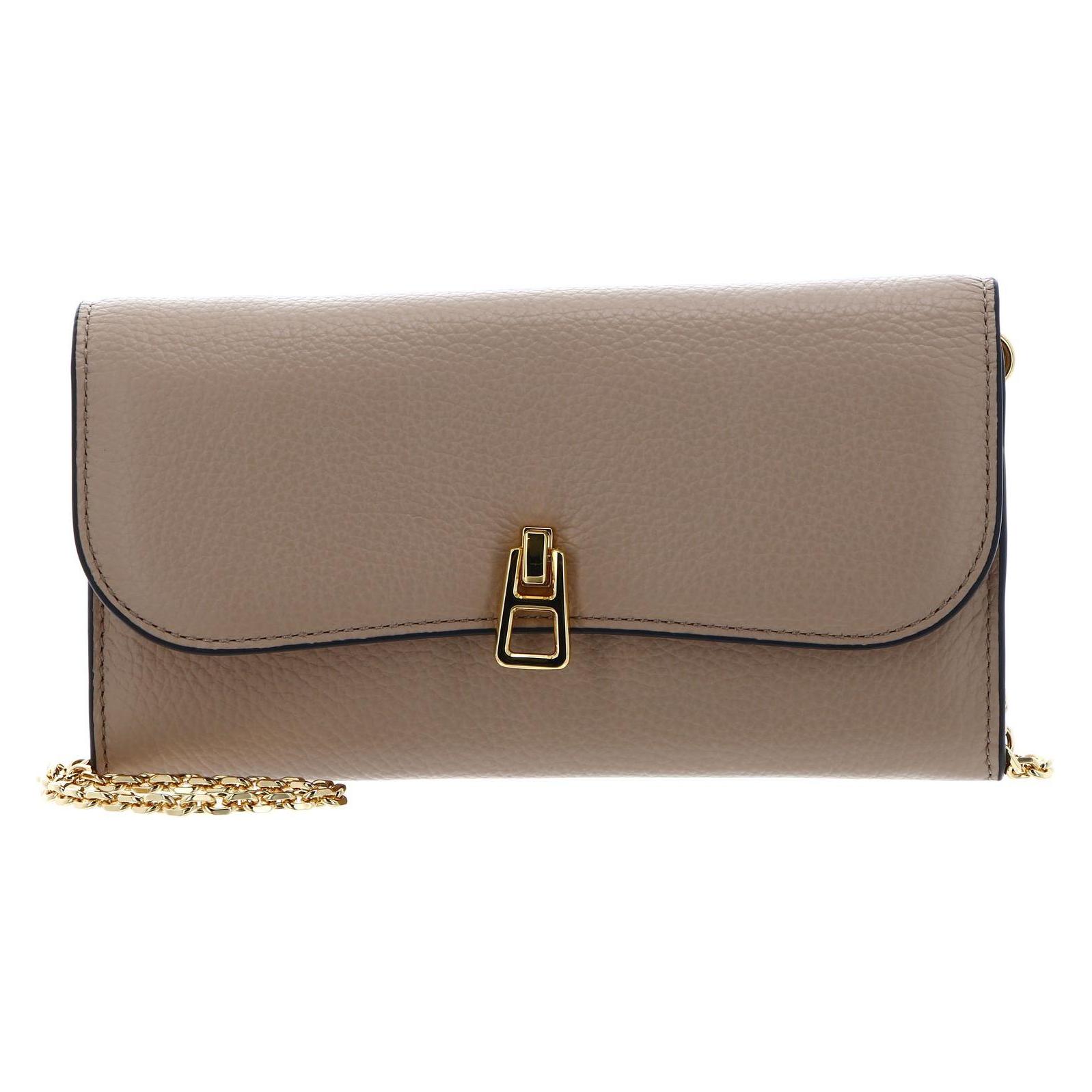 Coccinelle, Damen, Portemonnaie, Magie Mini Bag Wallet Grained Leather, Beige