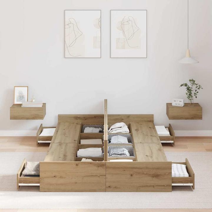 Image du produit VidaXL Lit de rangement (120 x 200 cm)