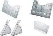 Image du produit Helit Porte-brochures la grille 23,9 x 16,8 x 4,7 cm (L x H x P) DIN A5 2 x DIN A6 incl. deux (A6, A5)
