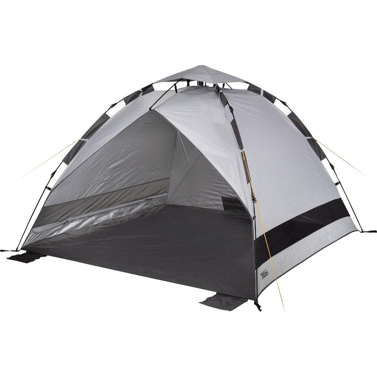 High Peak Strandzelt Calida 80 aluminium-darkgrey (Strandzelt + Strandmuschel, 2.95 kg) (10138)
