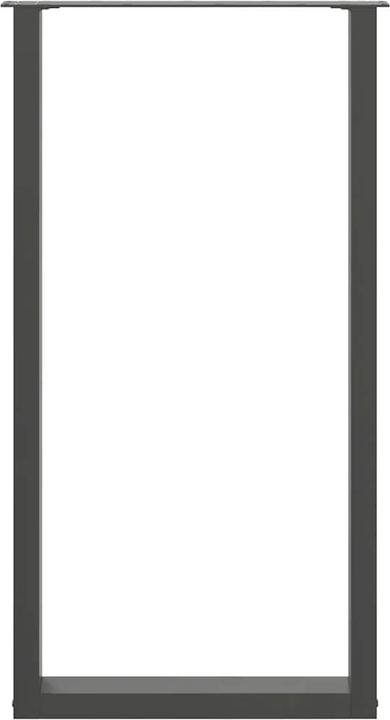 Image du produit vidaXL Pieds de table basse en U 2 pcs. Anthracite 60x(110-111) cm Pied de table en acier