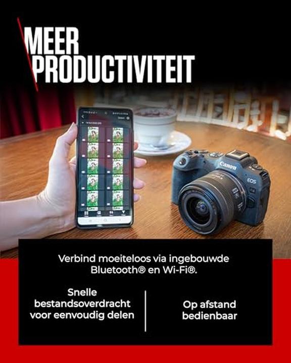 Productafbeelding Canon EOS R8 Kit - (EU) (24 - 50 mm, 24.20 Mpx, Volledig formaat)
