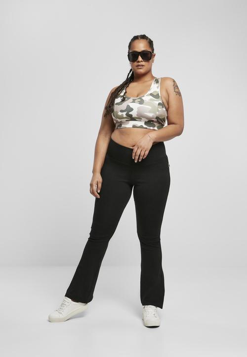 Immagine prodotto Urban Classics Leggings Bootcut Interlock biologici da donna (M, S)