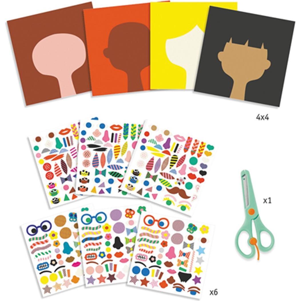 Thumbnail - Djeco, Sticker, Sticker und Basteln Friseur
