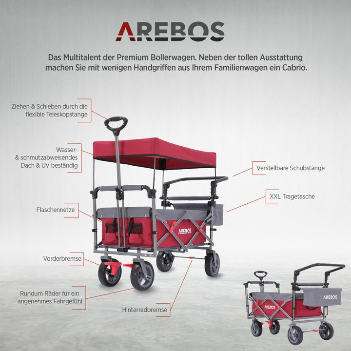 Image du produit Arebos Chariot à bras