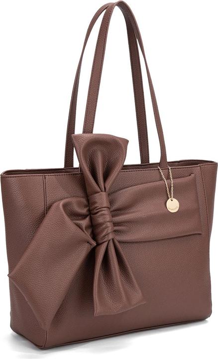 Produktbild Diana & Co **Damen Schultertasche - Velvetine Elite Modell - Pu Vegan Leder** - 47.0 X 30.0 X 11.0 Cm