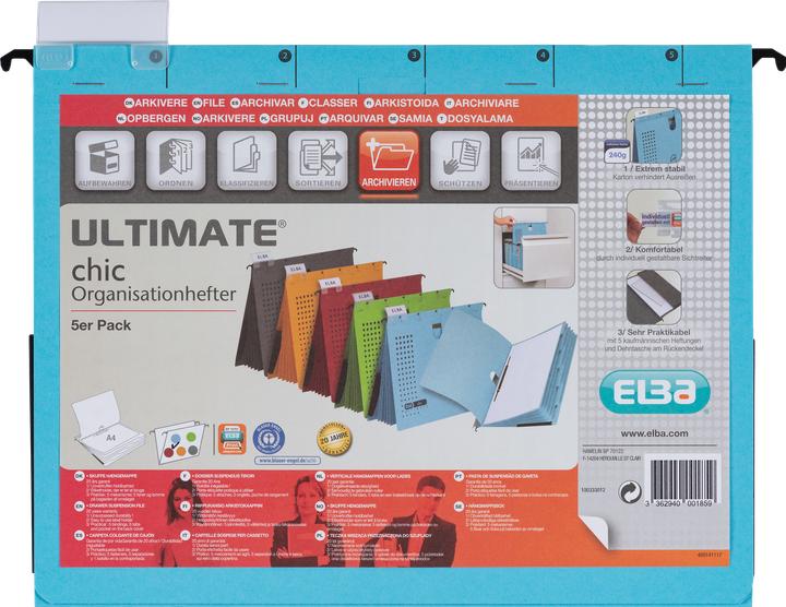 Produktbild Elba chic ULTIMATE Organisationshefter (A4, 5x)