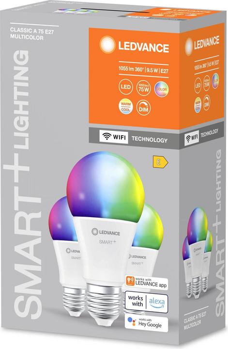 Produktbild Ledvance Smart+ Wifi Classic (E27, 1055 lm, 3 x)