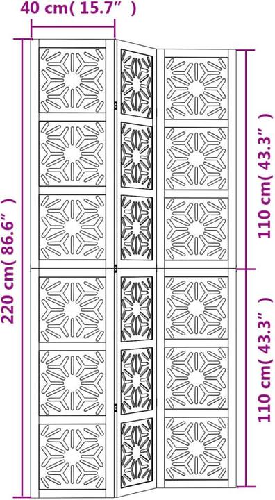 Immagine prodotto vidaXL Paravent