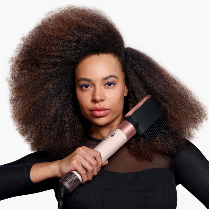 Actual product image Dyson Airwrap I.D. Curly + Coily Multi-Styler and Hair Dryer, Ceramic Pink/Rose Gold