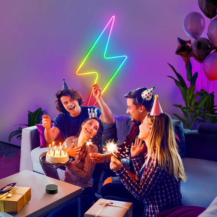 Produktbild Govee RGBIC Neon Rope Light (RGBIC, 200 cm, Indoor)