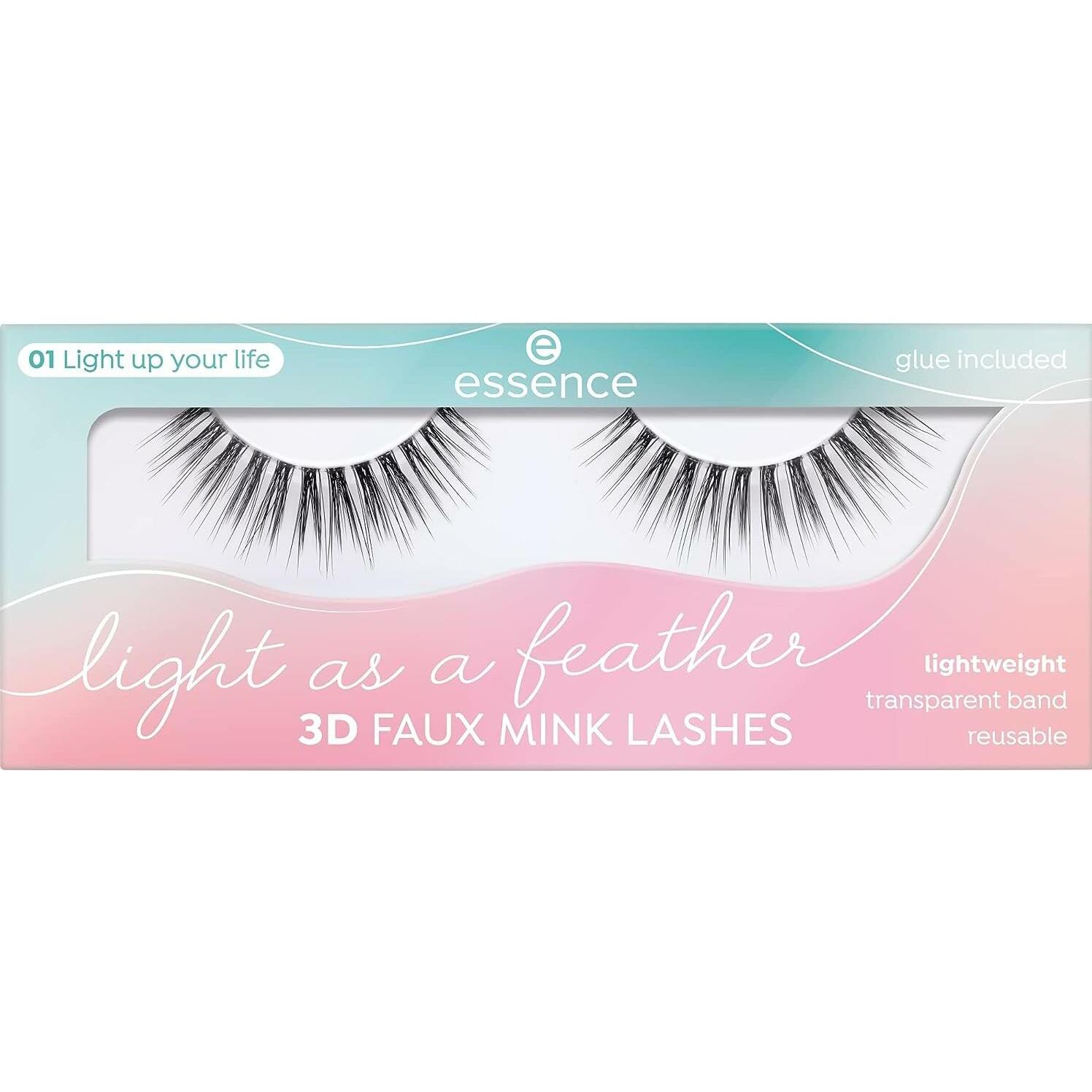 essence, Künstliche Wimpern, Light as a feather 3D faux mink lashes (Künstliche Wimpern)
