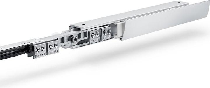 Geze Sliding system Levolan 120 120 kg 2450 mm stainless steel look glass casement complete set 64-124