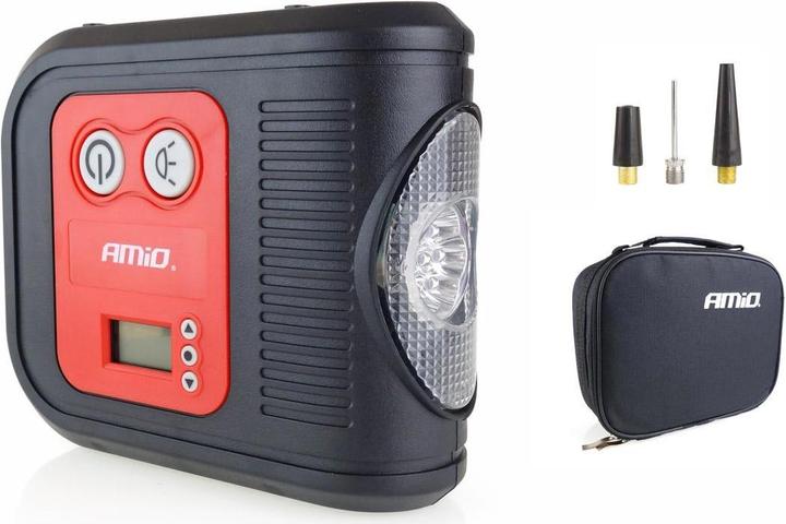 Actual product image Amio Digital car compressor with led 12v acomp-10 (10 bar, 0 l)