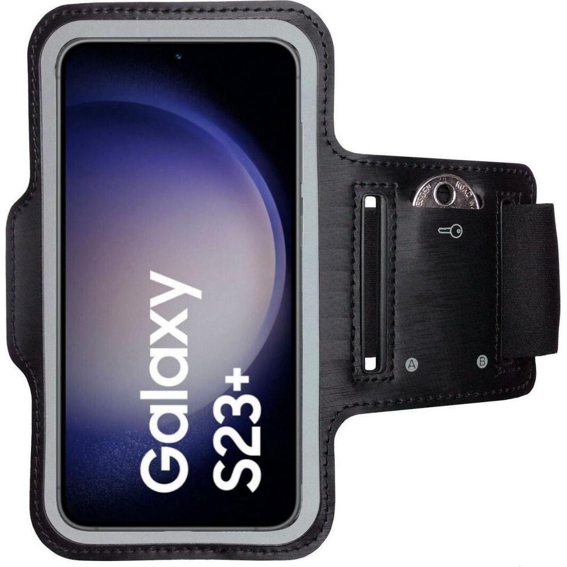 Thumbnail - CoverKingz Sportarmband für Samsung Galaxy S23+, Smartphone Sportarmband, Schwarz