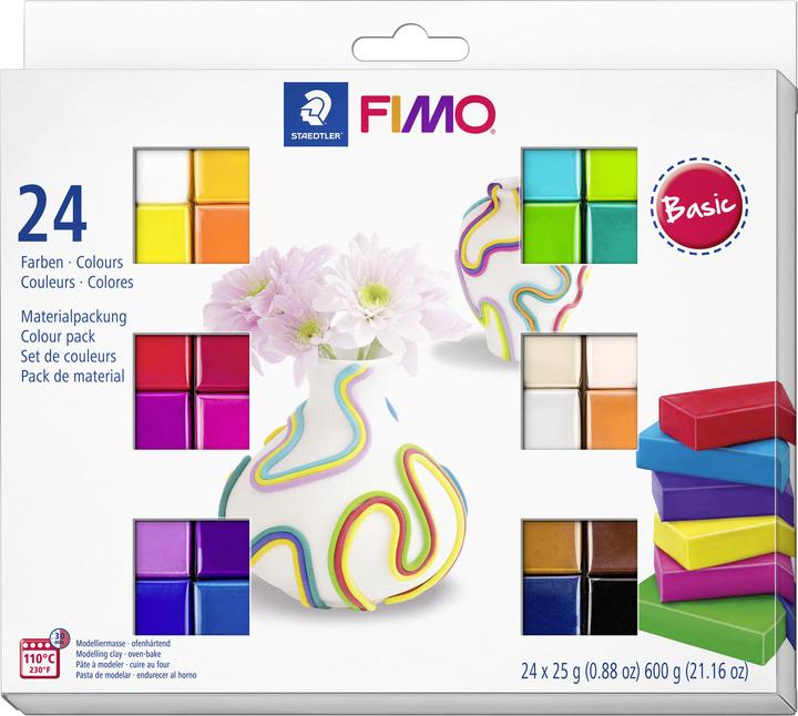 Actual product image Staedtler FIMO soft Basic Colours