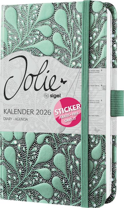 Produktbild Sigel Taschenagenda JOLIE Motiv (Niederländisch, Deutsch, Französisch, Englisch)