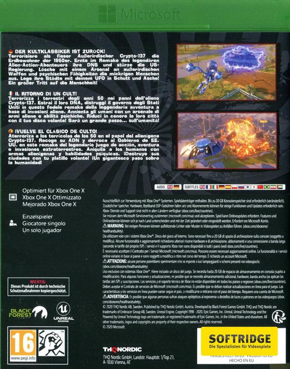 Produktbild THQ Destroy all Humans! (Xbox One X, Xbox Series X, Multilingual)