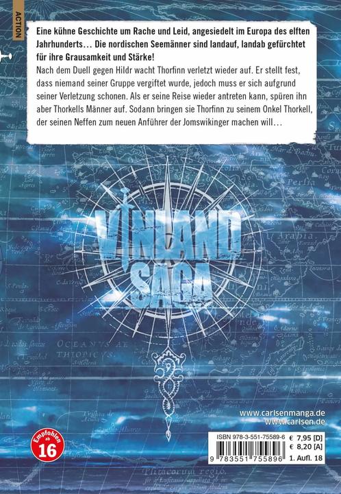Produktbild Vinland Saga 18 (Deutsch, Makoto Yukimura, 2018)