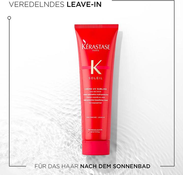 Actual product image Kérastase Soleil Crème UV Sublime (Suntan cream, Up to SPF 10, 150 ml, 150 g)