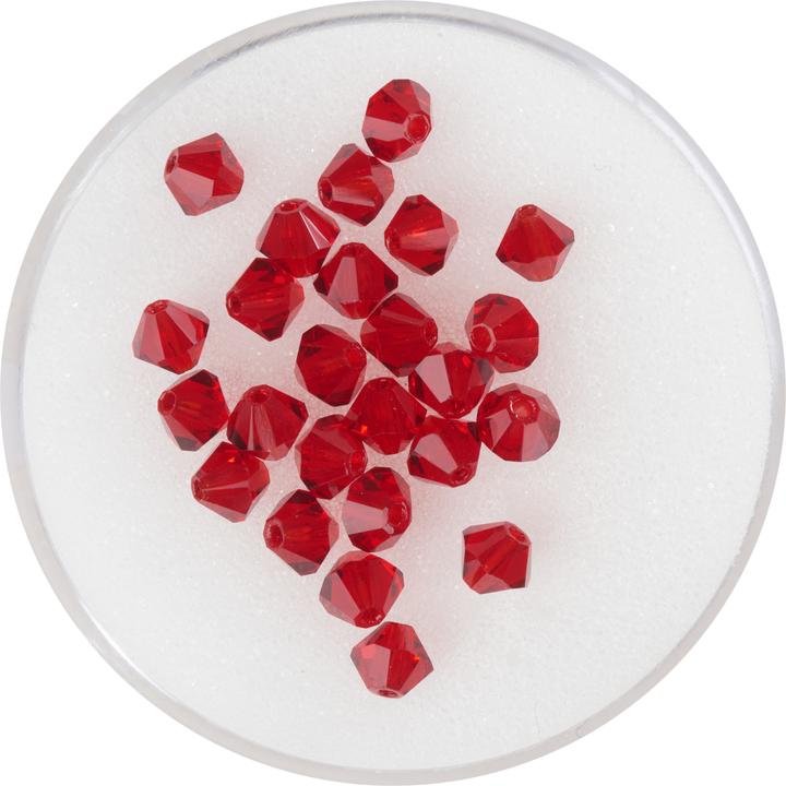 Immagine prodotto Pracht Perline glitterate in vetro, 4 mm, 25 pezzi.