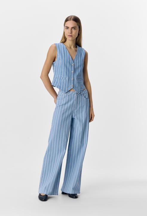 Produktbild Object Streifen Jeans mit weitem Bein (S)