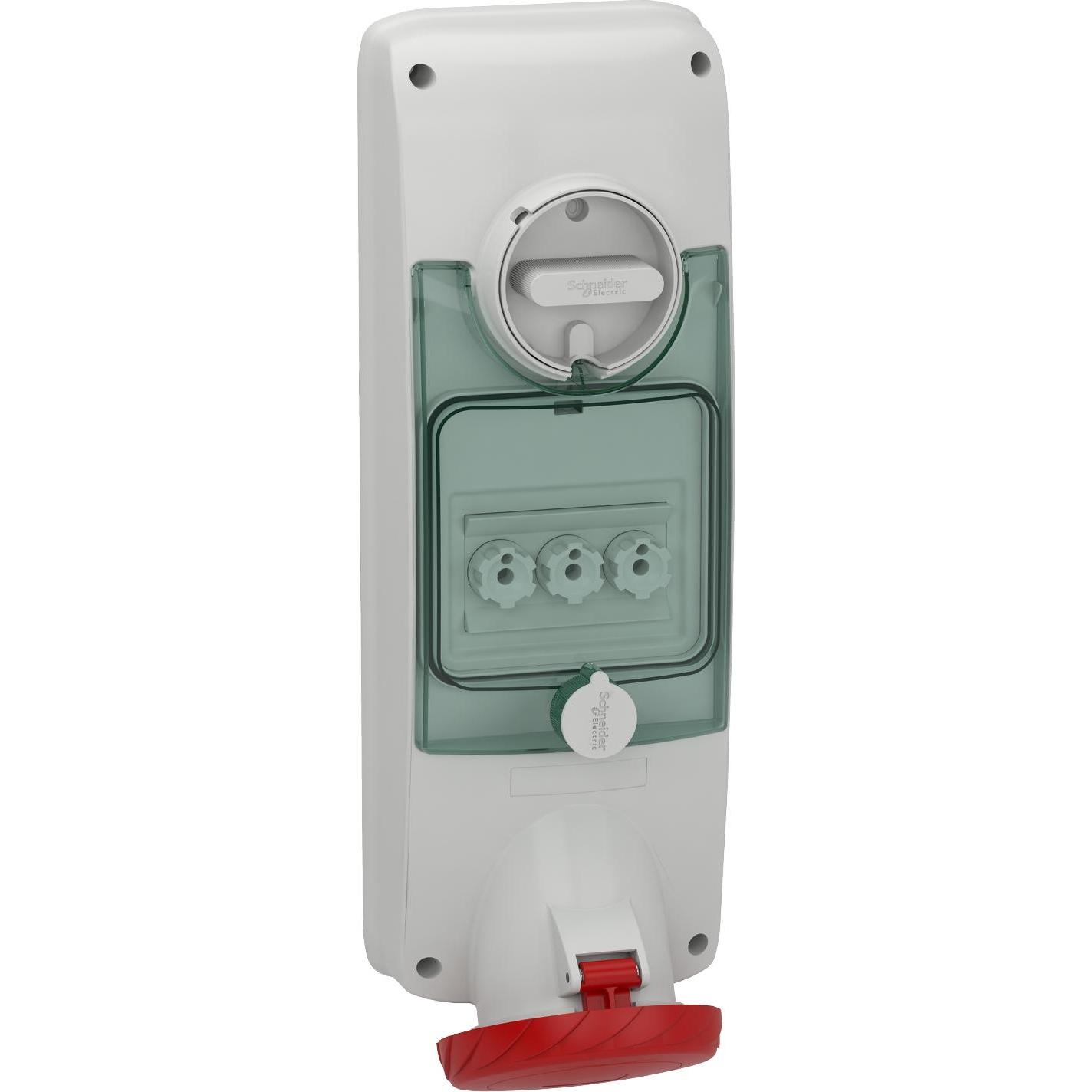Schneider Electric, Steckdose, SE PKB63V535 A.-Dose D0-Si. Verrieg. Ip65 63A 400V 5P