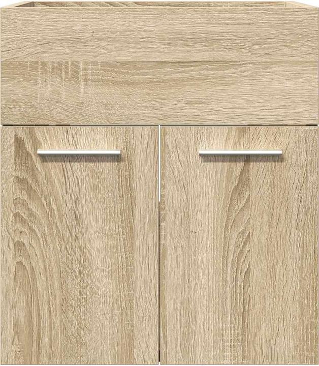 Image du produit VidaXL Armoire pour lavabo Chêne Sonoma 41x38,5x46 cm Matériau dérivé du bois
