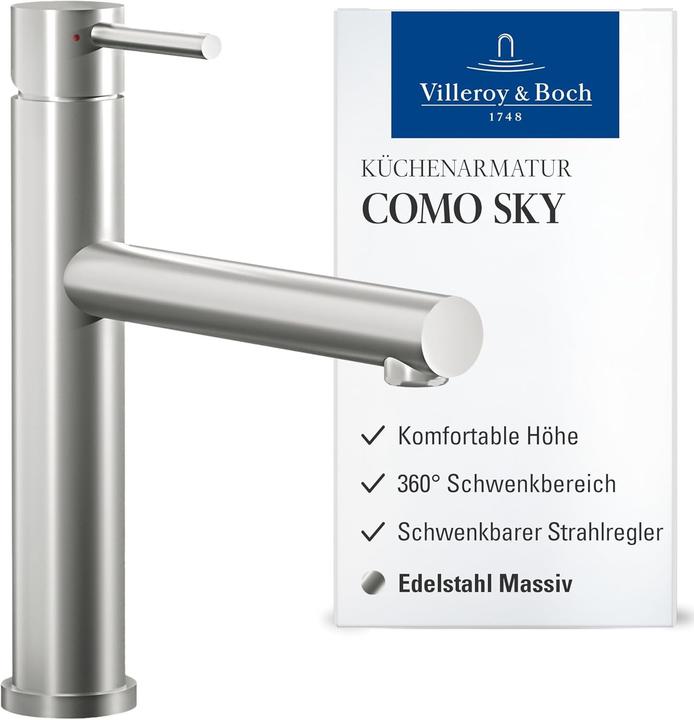 Produktbild Villeroy & Boch Como Sky Küchenarmatur, aus Edelstahl