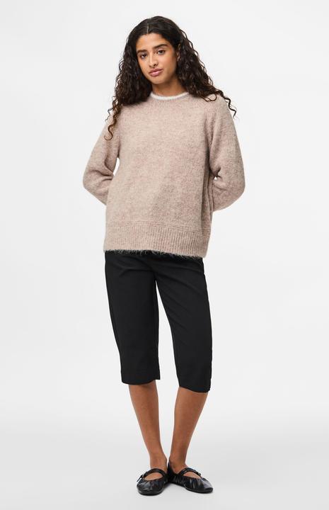 Image du produit Pieces Pcivy Ls O-Neck Contrast Knit Noos Bc (XS)