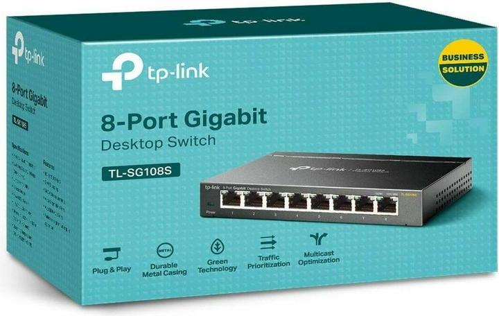 Produktbild TP-Link Schalter TL-SG108S (8 Ports)