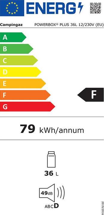 Energy Label Campingaz Powerbox Plus (36 l)