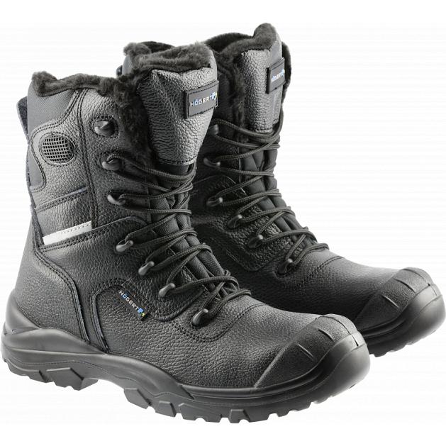 Högert, Sicherheitsschuhe, Sicherheitsstiefel "Wetter" S3 SB SRC mit Stahlkappe 42 (42)