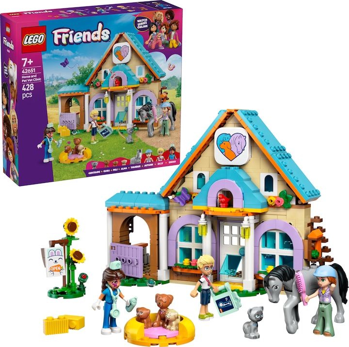 Produktbild LEGO Tierarztpraxis für Pferde und Haustiere (42651, LEGO Friends)