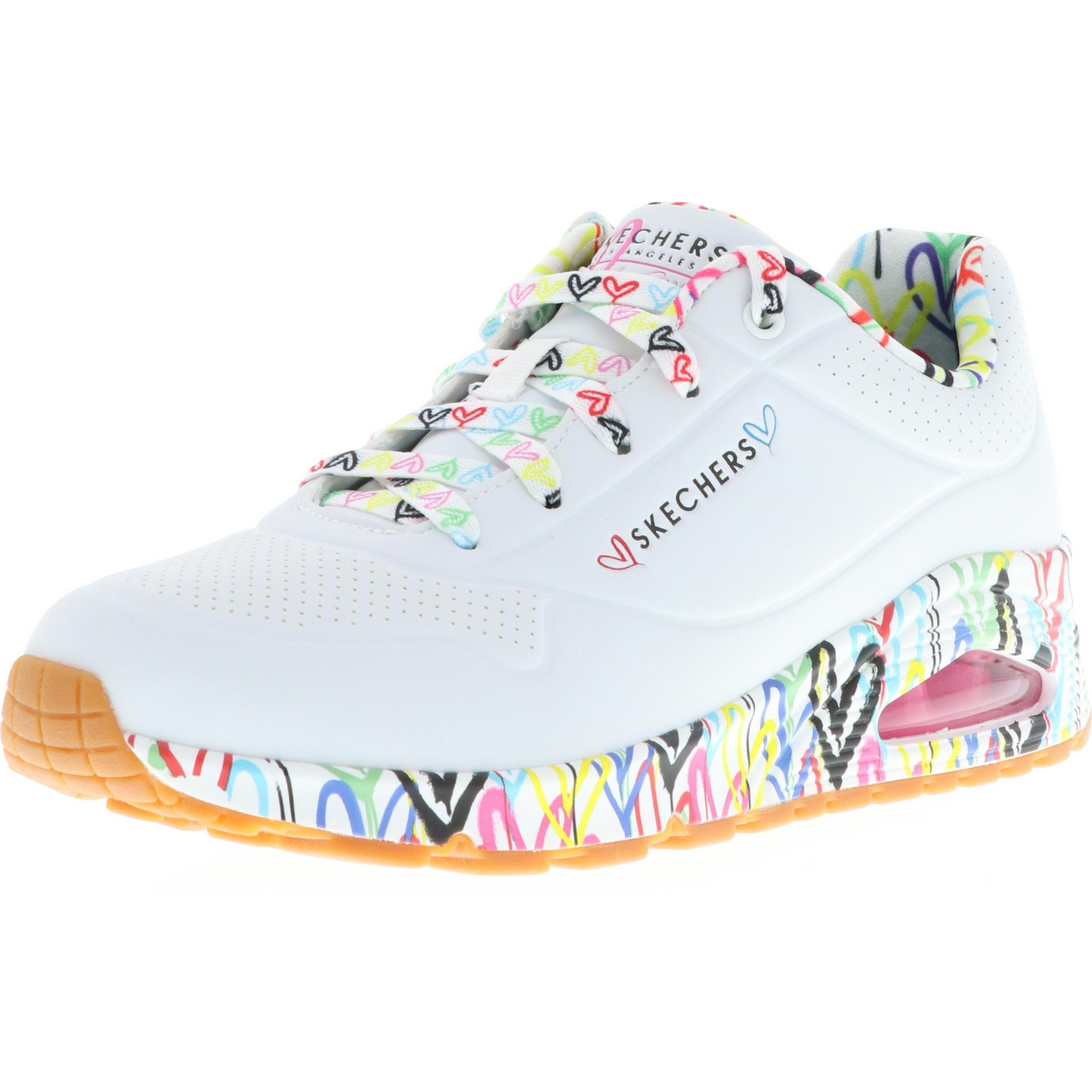 Thumbnail - Skechers, Damen, Sneaker, Uno - Loving Love, Weiss, (37)
