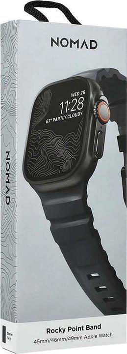 Actual product image Nomad Rocky Point Band (42 mm, 44 mm, 45 mm, 49 mm, FKM, Leather, Plastic, Titanium, Tyres)