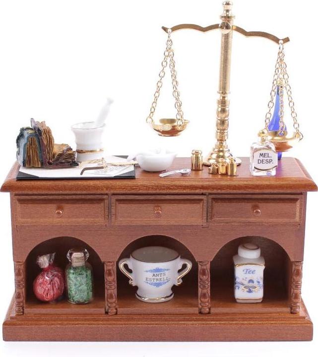 Reutter 001.861/7 - Tavolo da farmacia, miniatura