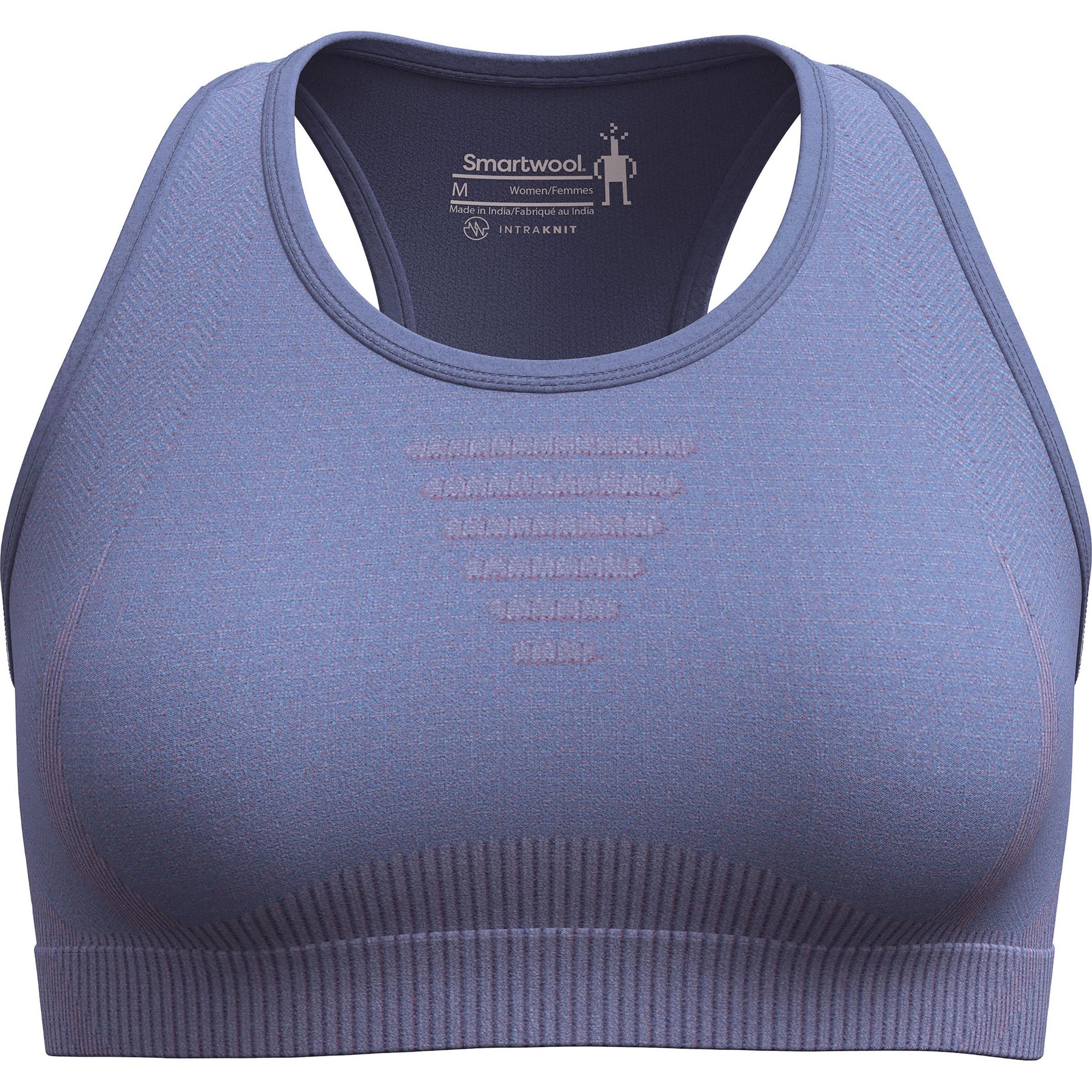 Smartwool, Sport-BH, Ws Intraknit Racerback Bra (L), Blau, L