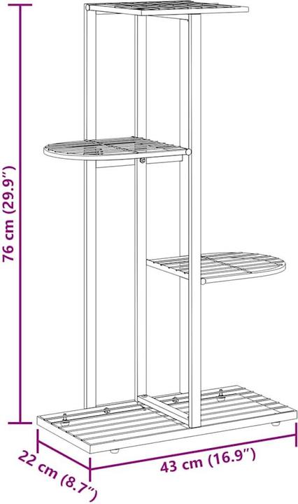 Image du produit vidaXL Blumenständer