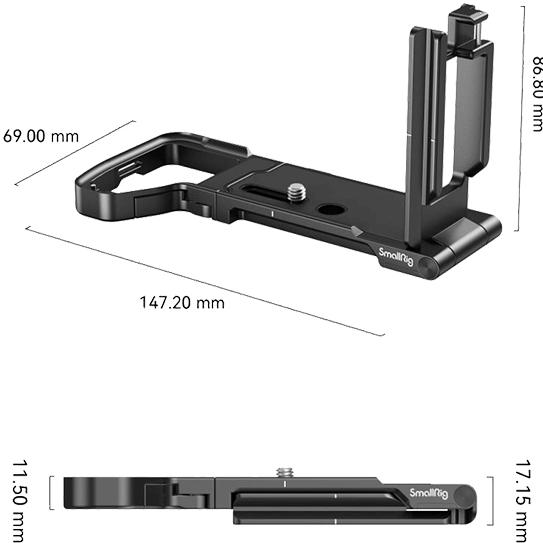 Produktbild SmallRig Foldable L Bracket for Sony Alpha 7R V / Alpha 7 IV / Alpha 7S III
