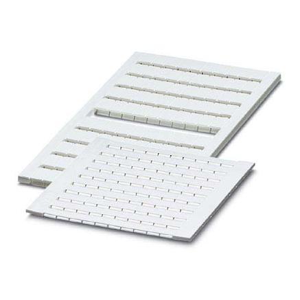 Phoenix Contact PHOE-marker, Elektronica benodigdheden + Behuizing, Wit