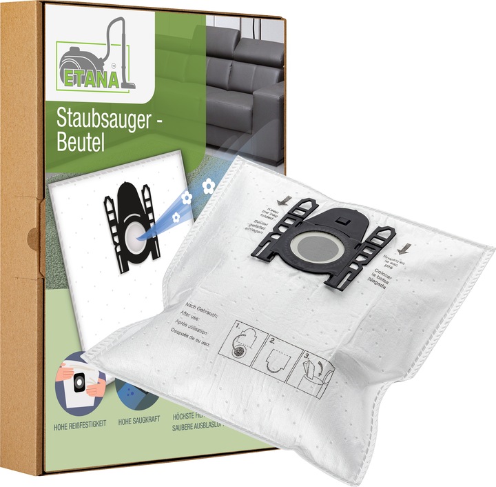 Produktbild Etana 30 Stück Staubsaugerbeutel (30 x)