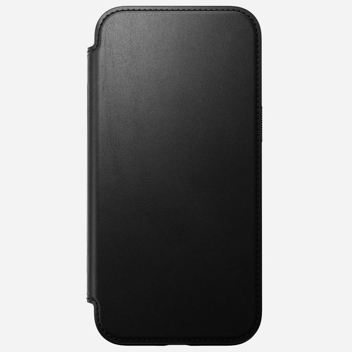 Immagine prodotto Nomad Folio moderno in pelle - Nero - iPhone 16 Plus (Apple iPhone 16 Plus)